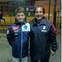 Scuola Calcio Azzurri, due ragazzi a Coverciano