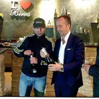 L´imprenditore Matachione accolto dai tifosi del Savoia