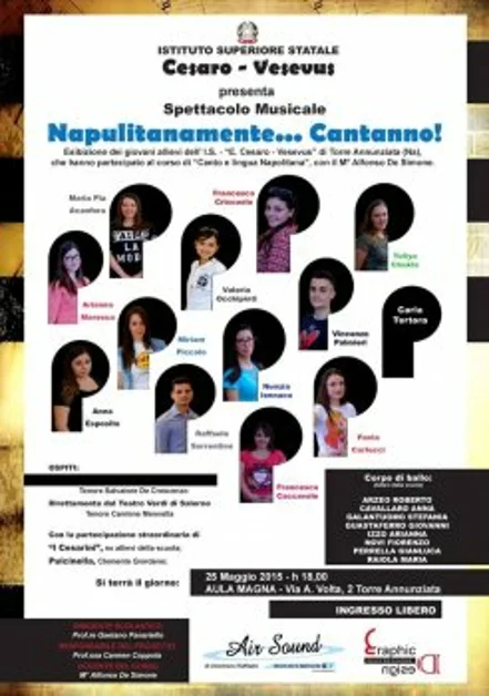 Istituto Cesaro-Vesevus, spettacolo "Napulitanamente... Cantanno!"