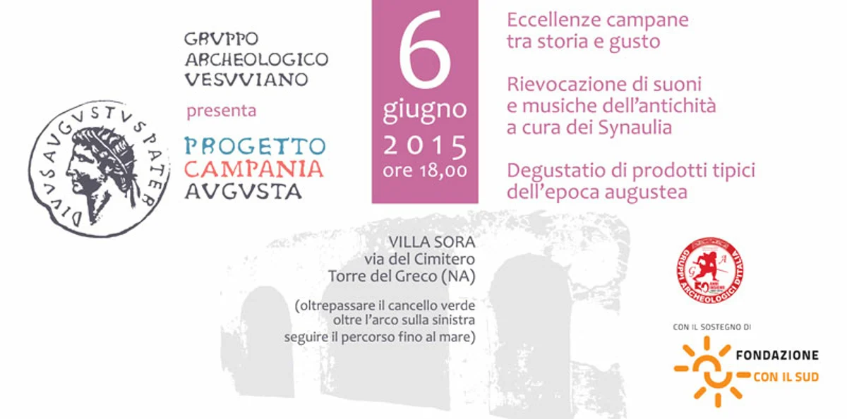 Torre del Greco - Villa Sora, giornata di cultura e gusto con "Campania Augusta"