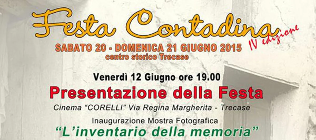 Trecase - Festa contadina e dibattito su sviluppo del territorio