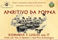 Aperitivo da Poppea ad Oplontis, iniziativa della Pro Loco di Torre Annunziata
