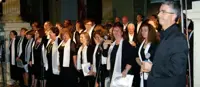 Torre del Greco - Il coro Jubilate Deo alle "Notti Magiche alla Reggia", con Andrea Bocelli