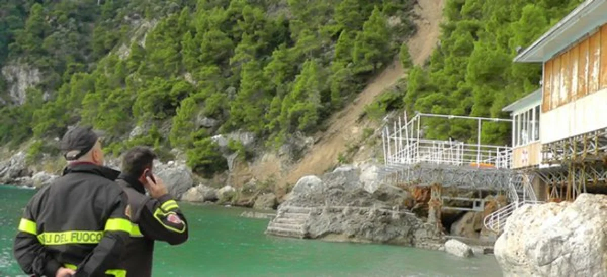 Frana a Capri, paura ma nessun ferito