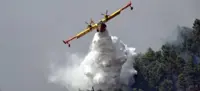 Napoli - Vasti incendi ad Agnano e Quarto