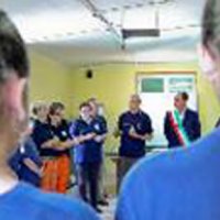 Pagani - Capo Dipartimento Protezione Civile in visita al Campo Scuola per ragazzi