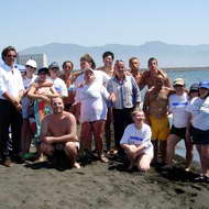 Gli amministratori visitano il Lido Azzurro