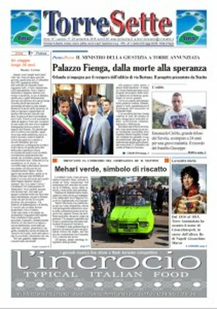 TorreSette in edicola da venerdì 25 settembre 2015