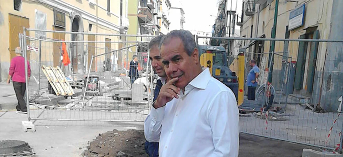 Torre del Greco - Cantieri Più Europa, sopralluogo del sindaco Borriello