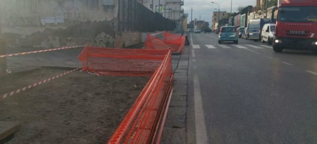 Torre del Greco - Barriere architettoniche da eliminare, lavori ai marciapiedi di via Nazionale