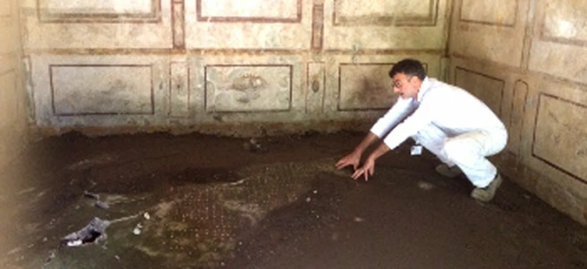 Pompei - Scavi, domus di Giulio Polibio danneggiata dalla pioggia: la Soprintendenza interviene 