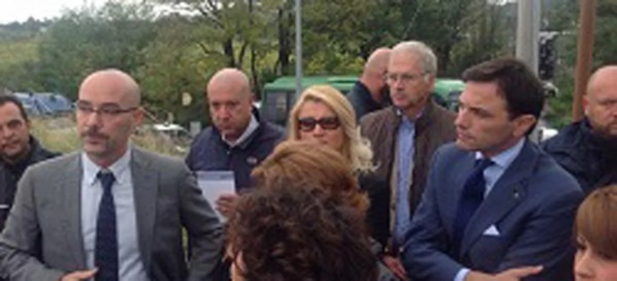 Ercolano - Cava Montone, sopralluogo della Commissione parlamentare Ambiente