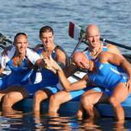 Pechino. Canottaggio 4 di coppia, argento all´Italia