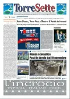 TorreSette in edicola da venerdì 6 novembre 2015