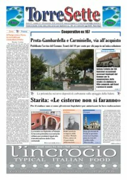 TorreSette in edicola da venerdì 20 novembre 2015