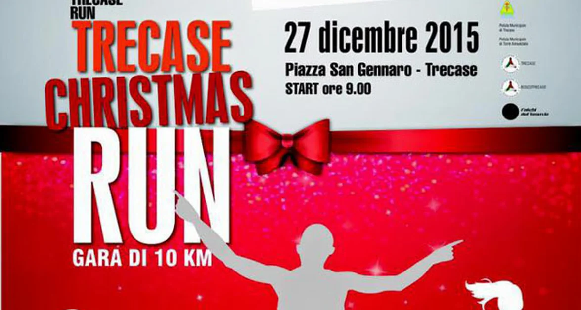 La prima edizione della maratona di 10 km "Trecase Christmas Run"