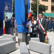 Pompei. Inaugurazione stele "Falcone-Borsellino"