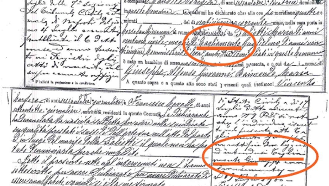 La scoperta: Giuseppe Tagliamonte non è nato a Torre Annunziata