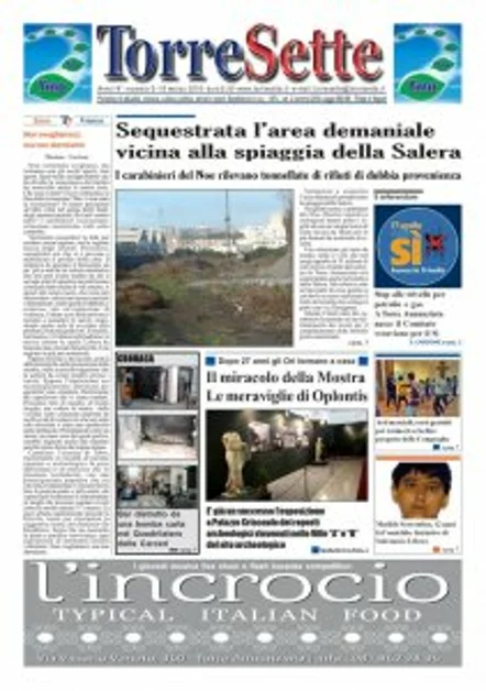 TorreSette in edicola da venerdì 18 marzo