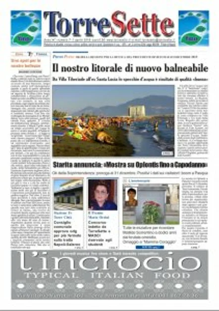 TorreSette in edicola da venerdì 1 aprile 2016