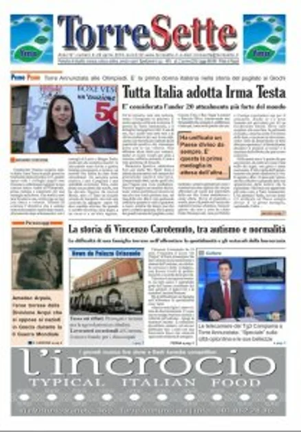 TorreSette in edicola da venerdì 29 aprile 2016