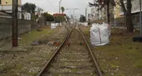 Pulizia della futura pista ciclabile sulla linea ferroviaria dismessa Torre Annunziata-Cancello