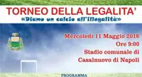 Casalnuovo (NA) - Torneo della Legalità organizzato dal FAI: il calcio per dire "no" alle Mafie