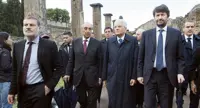 Pompei - Il Presidente della Repubblica agli Scavi: «Cultura produce benessere per il Paese»
