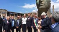 Pompei - Il presidente polacco Duda in visita agli Scavi