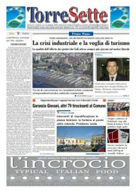 TorreSette in edicola da venerdì 10 giugno 2016: ecco cosa leggerete sul nostro periodico