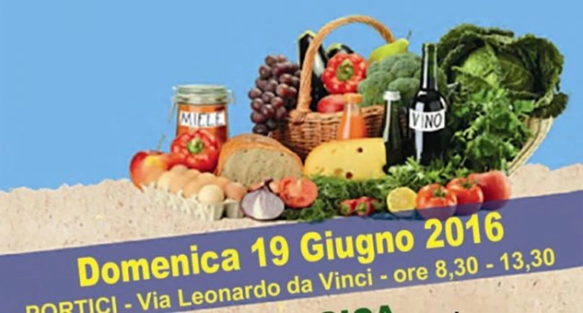 Portici - Mercato delle produzioni tipiche del territorio in viale Leonardo da Vinci