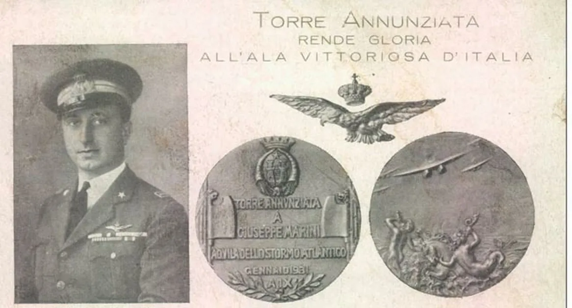Torre Annunziata - Giuseppe Marini, il pilota delle trasvolate atlantiche