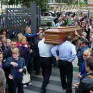 I funerali di Fortunato Montella travolto e ucciso a Casavatore