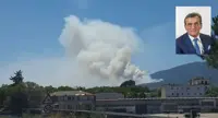 Terzigno - Incendio nel Parco del Vesuvio, il senatore Auricchio: «Stato di calamità naturale»