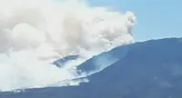Incendio nel Parco del Vesuvio, chiuse le strade che da via Zabatta conducono al vulcano