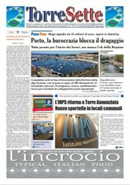 TorreSette in edicola da venerdì 7 ottobre 2016