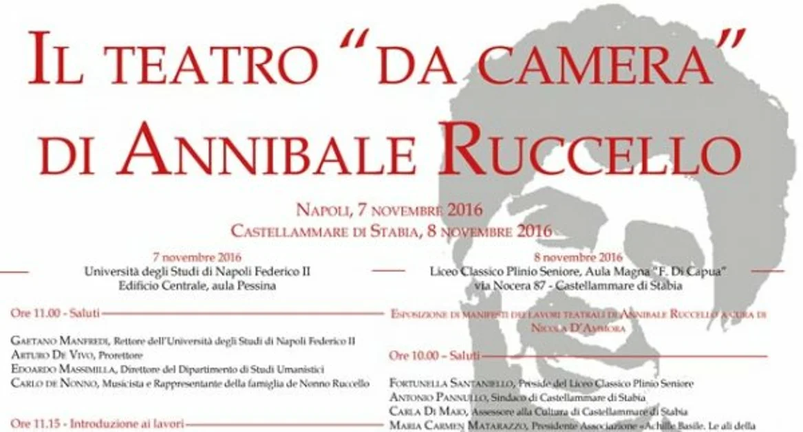 Castellammare - Convegno della Federico II dedicato al drammaturgo Annibale Ruccello