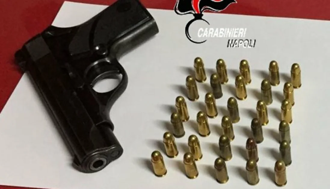 Pompei - Detenzione illegale di arma da fuoco e cartucce, ai domiciliari 35enne incensurato