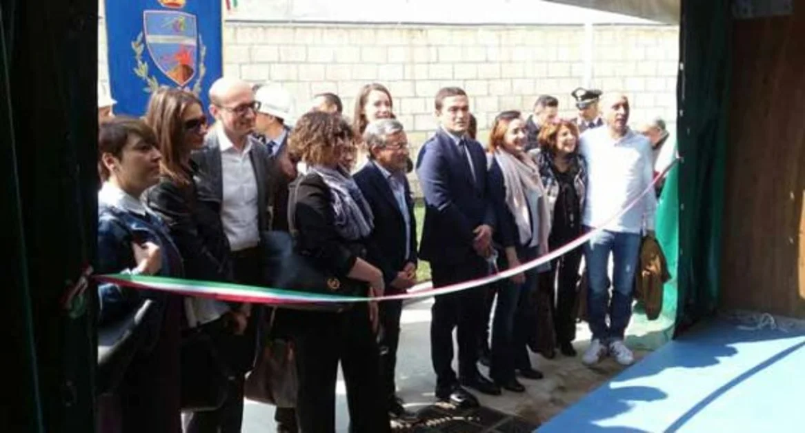 Terzigno - Inaugurata, dopo sette anni, la nuova struttura sportiva polivalente
