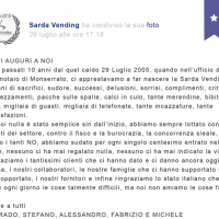 Sarda Vending: 10 anni in un post