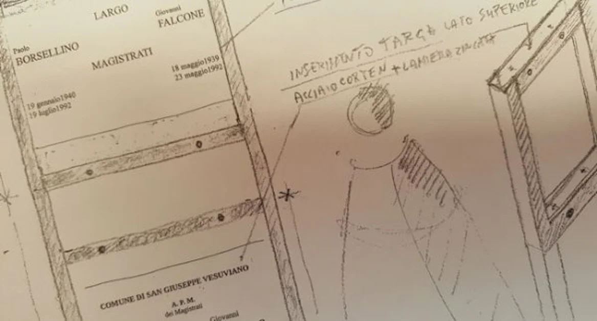 San Giuseppe Vesuviano - Strage di Capaci, intitolazione di Largo Borsellino-Falcone