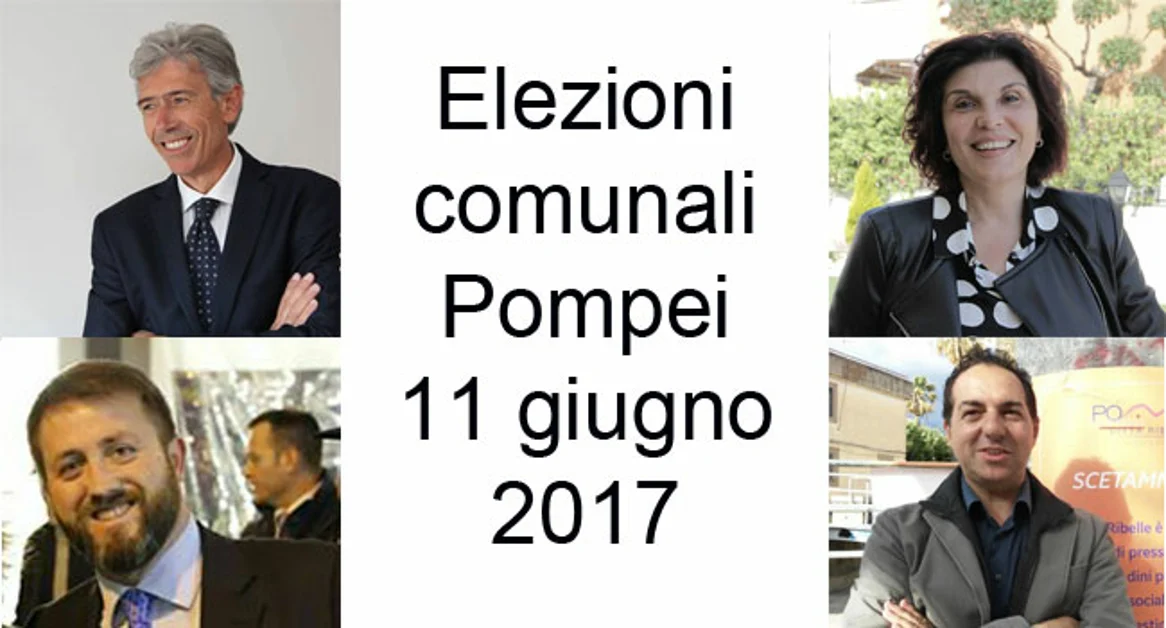 Pompei - Confronto-dibattito tra i quattro candidati sindaci Amitrano, Coccoli, Esposito e Raimo 