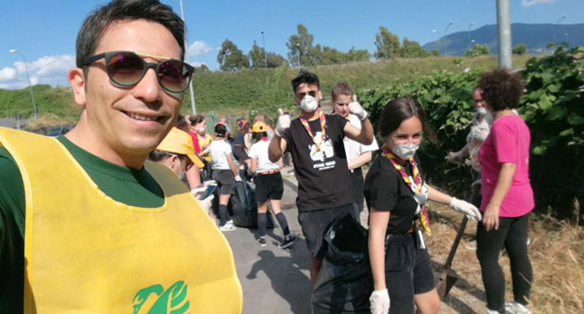 Pompei - Boy Scout e Legambiente ripuliscono il quartiere di via Aldo Moro