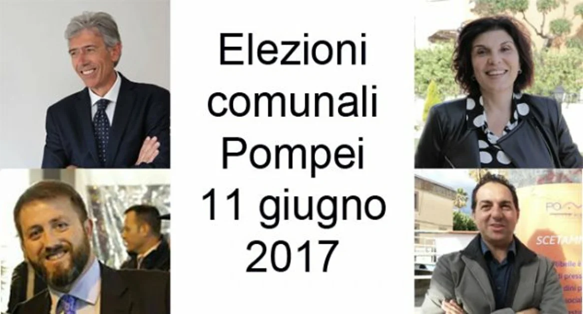 Pompei - Chiusura della campagna elettorale: ecco dove parleranno Amitrano, Coccoli, Esposito e Raimo