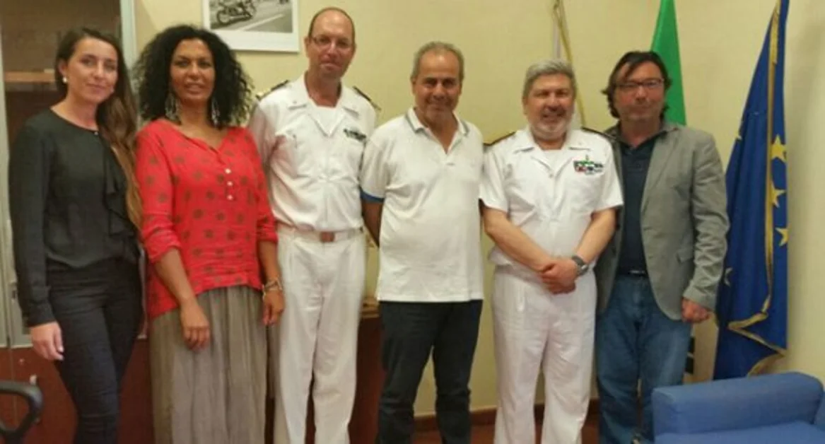 Torre del Greco - Visita del direttore marittimo della Campania a Palazzo Baronale