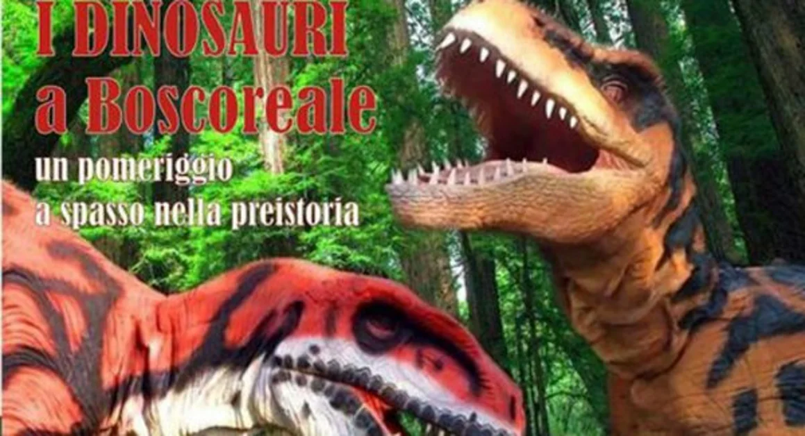Boscoreale - Viaggio nella preistoria con i dinosauri, iniziativa in piazza Pace