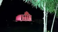 Monumenti illuminati di Rosa a Salerno ed Avellino