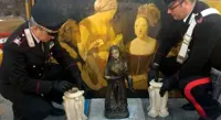 Nola - Ritrovati statua e due vasi rubati dalla chiesa San Vincenzo Ferrari
