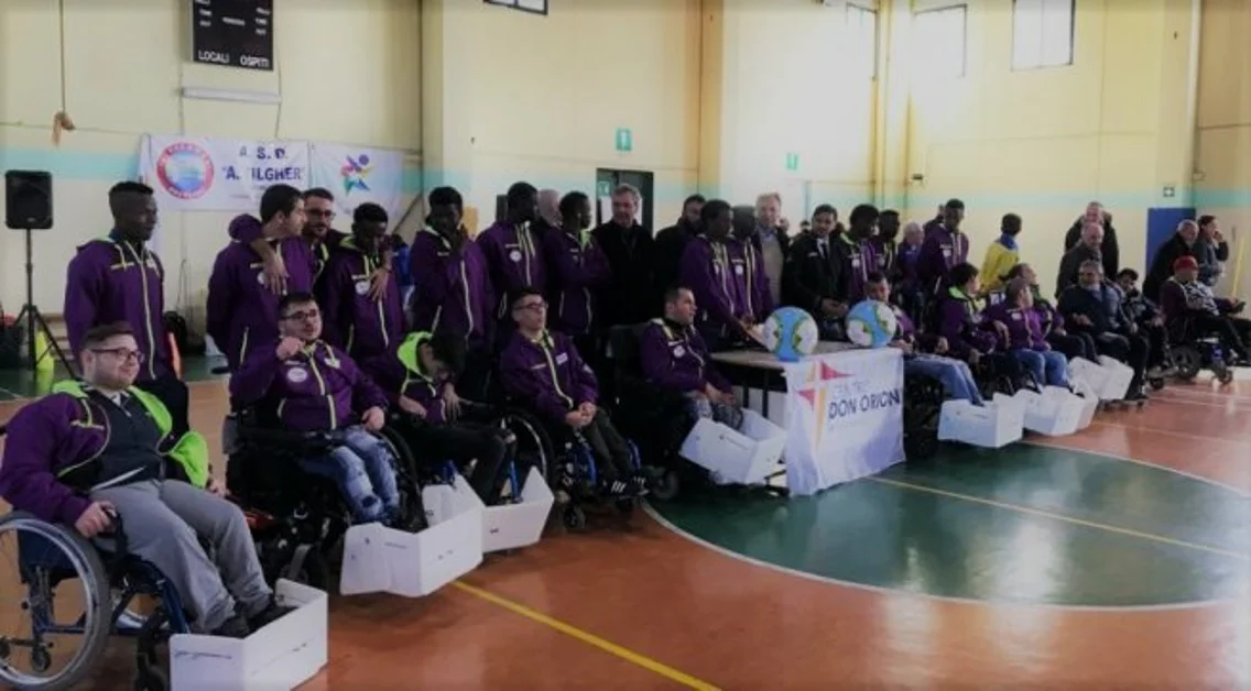 Ercolano - Presentazione ufficiale della prima squadra in Italia di Powerchair Football