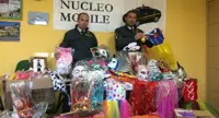 Avellino - Maxi sequestro di costumi, maschere e accessori di Carnevale